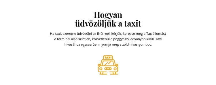 Hogyan készítsünk taxit WordPress Téma
