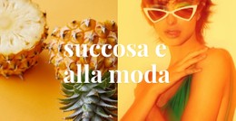 Succoso E Alla Moda Modello CSS Gratuito