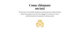 Come Parcheggiare Un Taxi - Modello Di Una Pagina