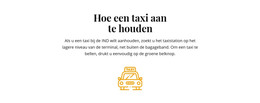 Bestemmingspagina Voor Hoe Je Een Taxi Moet Nemen