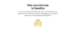 Hoe Je Een Taxi Moet Nemen Sjabloon