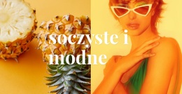 Soczysty I Modny Projekt Strony Internetowej