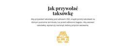 Jak Zatrzymać Taksówkę Szablon CSS