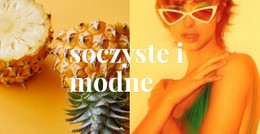 Soczysty I Modny Darmowy Szablon CSS