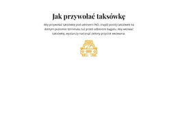 Jak Zatrzymać Taksówkę - Prosty Szablon HTML5