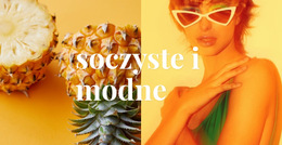 Uruchom Szablon Platformy Dla Soczysty I Modny