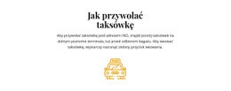 Jak Zatrzymać Taksówkę - Jednostronicowy Szablon HTML