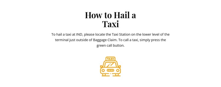 How to hall a taxi Static Site Generator