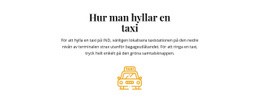 Layoutfunktion För Hur Man Hallar En Taxi