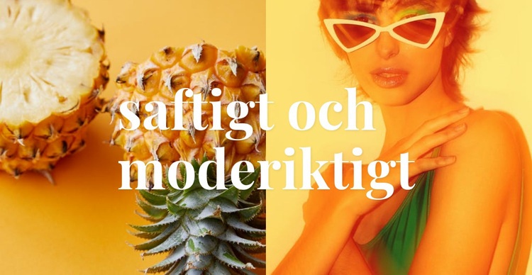 Saftigt och moderiktigt WordPress -tema