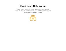 Taksi Nasıl Yapılır Şablon