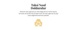 Taksi Nasıl Yapılır - Tel Çerçeveler Modeli