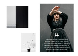 Fashionable Solutions Around - Simple Webpage Design