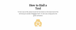 How To Hall A Taxi - Custom Website Design