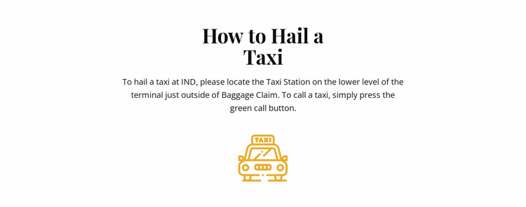 How to hall a taxi Website Design