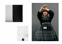 Fashionable Solutions Around - Website Mockup