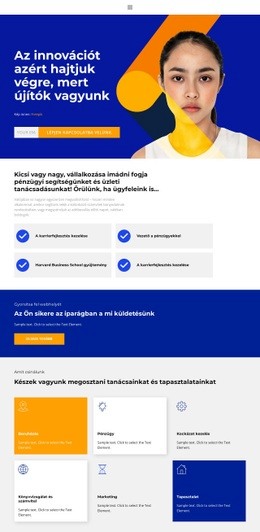 Racionális Ajánlat - HTML Weboldal Sablon