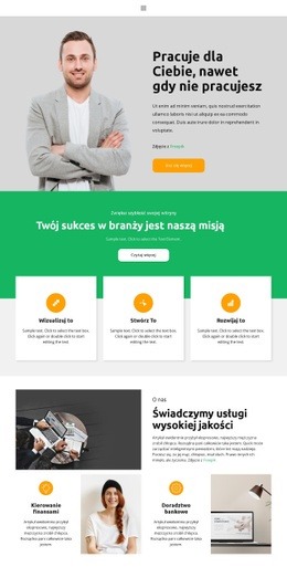 Skuteczny Plan - Szablon Makiety Strony Internetowej