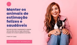 Manter Animais De Estimação Saudáveis