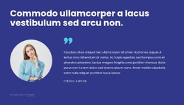 Блок Цитаты С Изображением Базовый Шаблон CSS