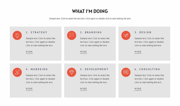What we doing Elementor Template Alternative