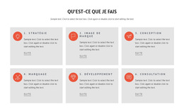 Que Faisons-Nous : Modèle De Site Web Simple