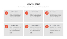 What We Doing - Responsive HTML5