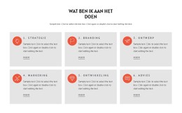 Wat We Doen CSS-Formuliersjabloon