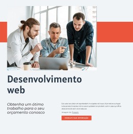 Nós Projetamos E Construímos Produtos - Página De Destino Gratuita