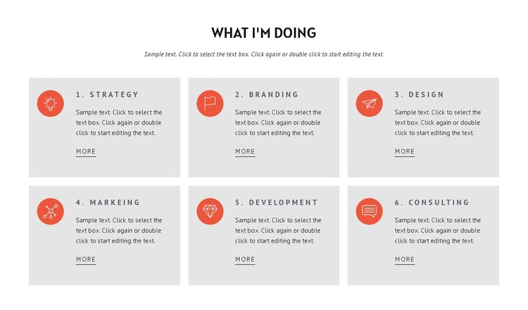What we doing Squarespace Template Alternative