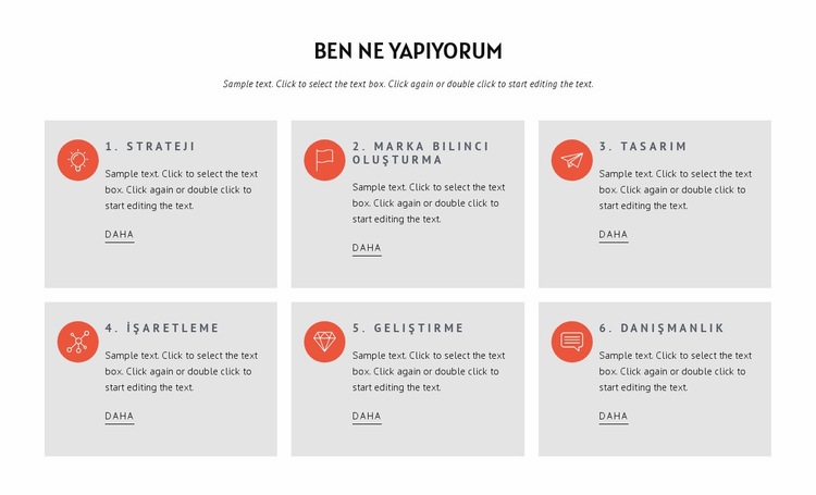 Ne yapıyoruz HTML5 Şablonu