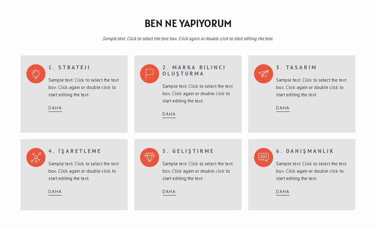 Ne yapıyoruz Web sitesi tasarımı