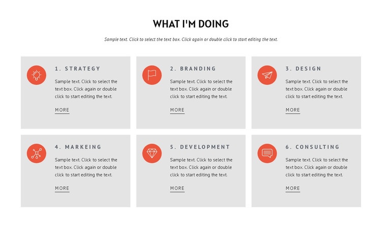 What we doing Webflow Template Alternative