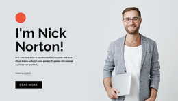 Freelance website developer - Template by Nicepage
