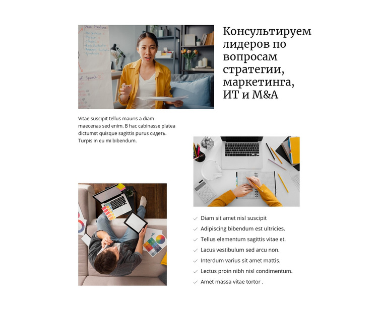 Стратегия и маркетинг WordPress тема