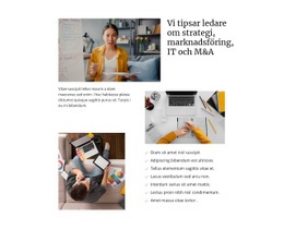 Strategi Och Marknadsföring - Kreativ Multifunktionsmall