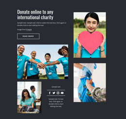 Donate Online To Any Charity - HTML Builder Online