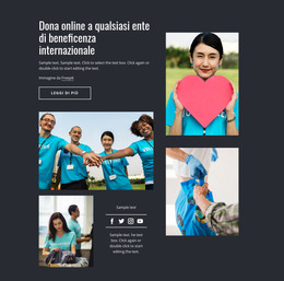 Dona Online A Qualsiasi Ente Di Beneficenza - Download Del Modello HTML