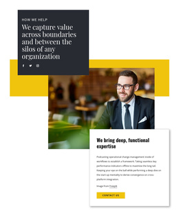 Help From Business Consultant - Creative Multipurpose Joomla Template