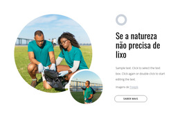 Fontes, Cores E Gráficos Personalizados Para Voluntarie-Se Para Lidar Com O Desperdício