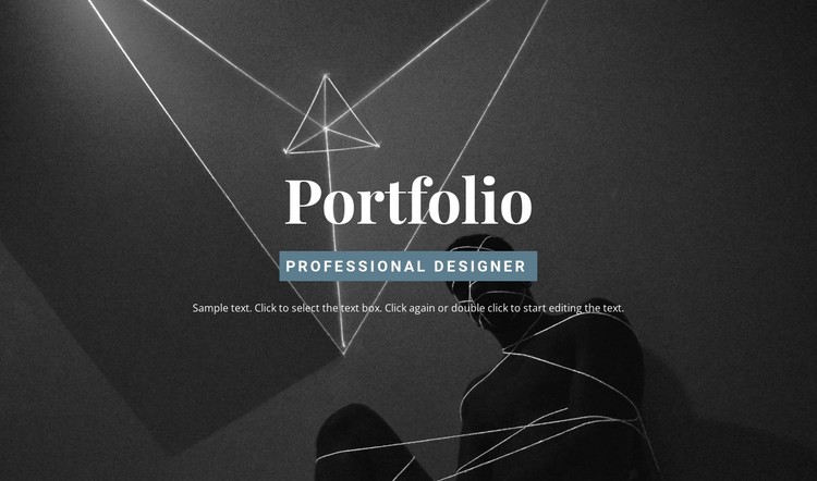 Check out the portfolio CSS Template