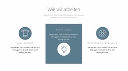 Wie Das Prinzip Der Arbeit Funktioniert – Kostenlose HTML5-Vorlage