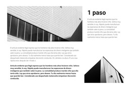 Diseño Del Sitio Web Para Un Paso Hacia Un Sueño
