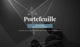 Découvrez Le Portfolio - Design HTML Page Online