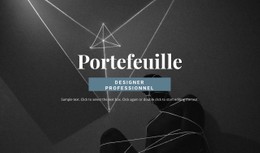 Page HTML Pour Découvrez Le Portfolio