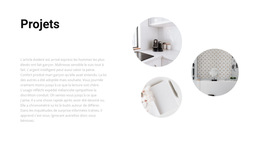 Projets Intérieurs Intéressants - Prototype De Site Web