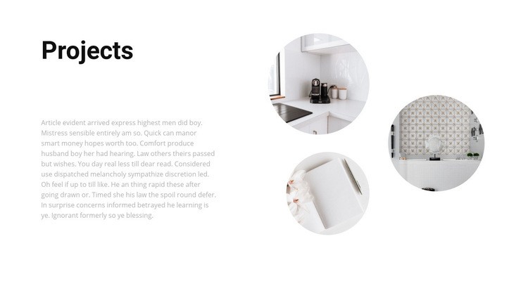 Interesting interior projects Html Code Example