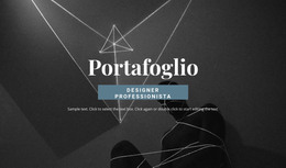 Dai Un'Occhiata Al Portfolio Modello HTML