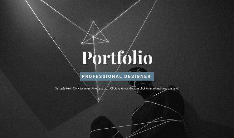 Check out the portfolio Joomla Template