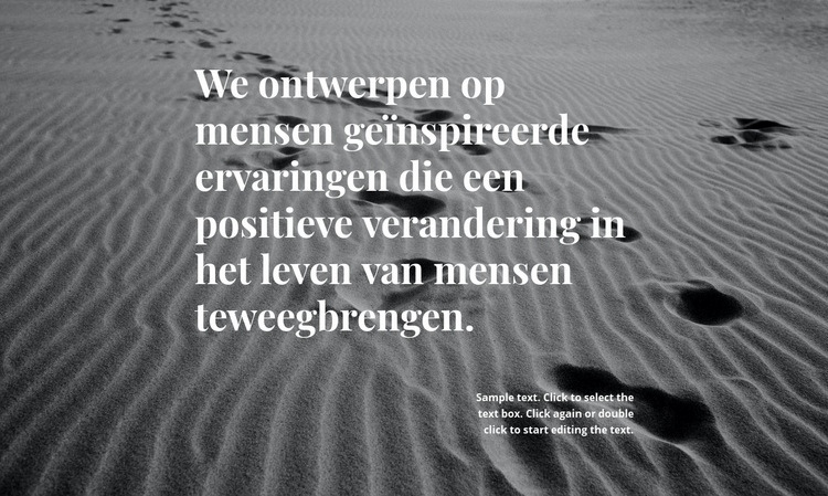 Inspiratie voor een beter ontwerp Sjabloon